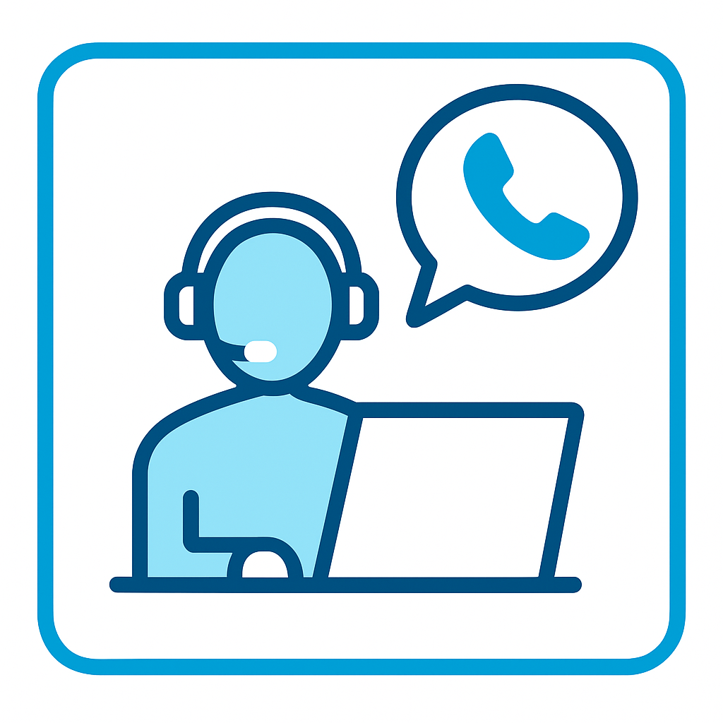 Headset-Symbol für persönliches Coaching